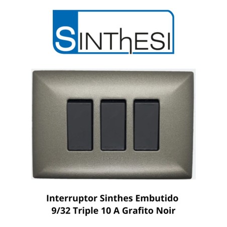 INTERRUPTOR SINTHES EMBUTIDO 9/32 TRIPLE 10 A GRAF