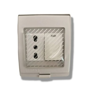 INTERRUPTOR EKOLINE HIDROBOX 9/12 + ENCHUFE2P+T 10