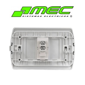 INTERRUPTOR ARIS EMBUTIDO PULSADOR 10 A BLANCO