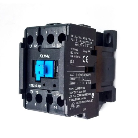 CONTACTOR FANAL DSL10-10 10 AMP