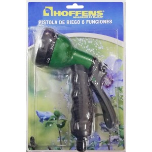 PISTOLA DE RIEGO HOFFENS AJUSTABLE 8 POSICIONE BLI