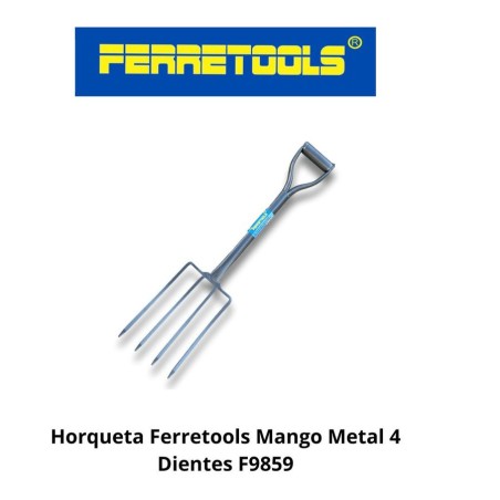 HORQUETA FERRETOOLS MANGO METAL 4 DIENTES F9859