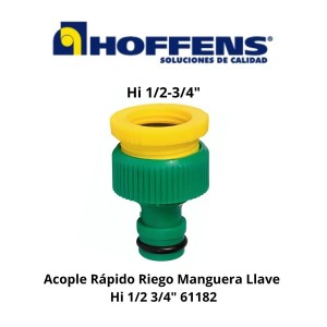 ACOPLE RAPIDO UNION LLAVE HI 1/2 3/4" 61182