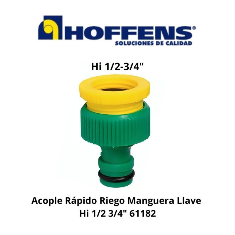 ACOPLE RAPIDO UNION LLAVE HI 1/2 3/4" 61182