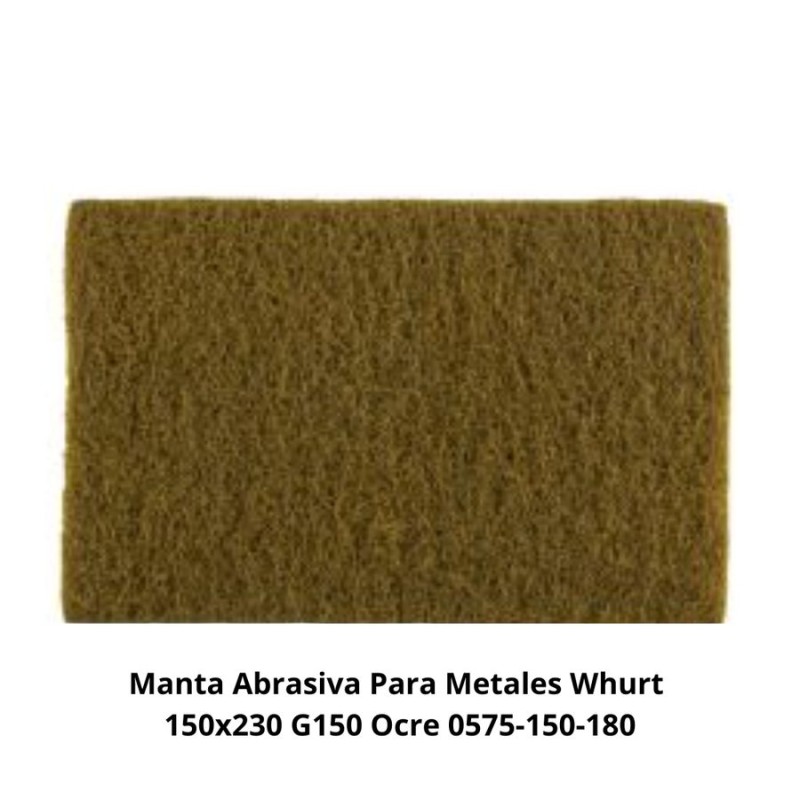 MANTA ABRASIVA PARA METALES WHURT 150X230 G150 OCR