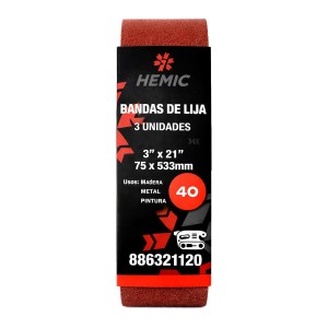 LIJA DE BANDA 3" X 21" G 40 765912