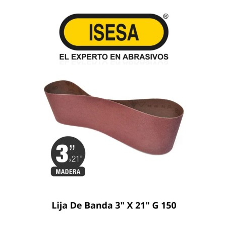 LIJA DE BANDA 3" X 21" G 150 765918