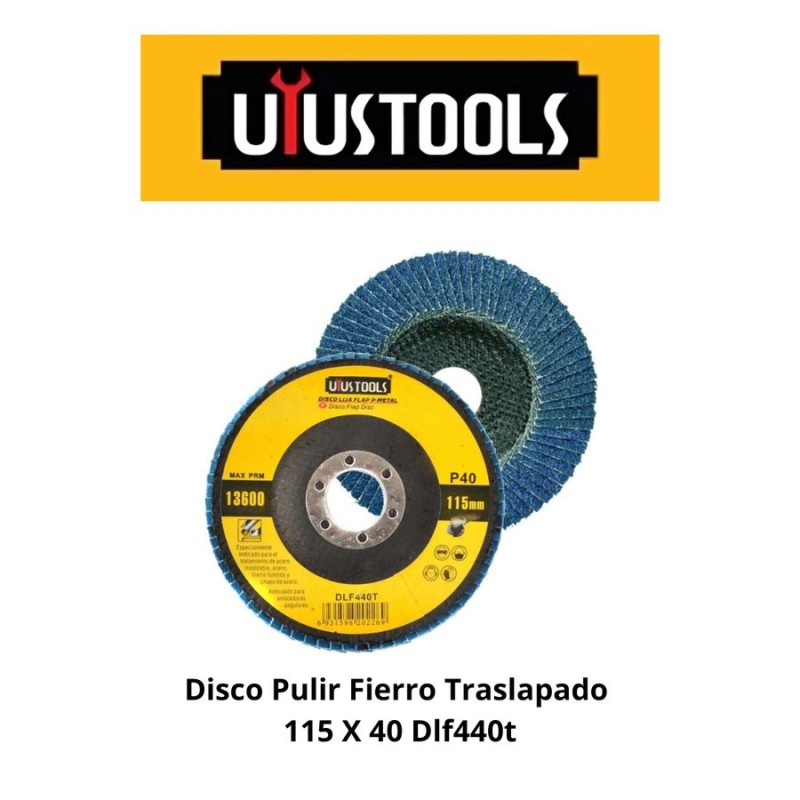 DISCO PULIR FIERRO TRASLAPADO 115 X 40 DLF440T