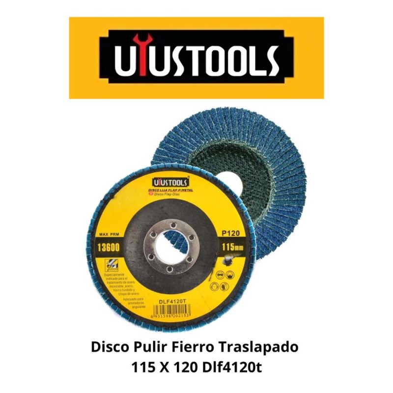 DISCO PULIR FIERRO TRASLAPADO 115 X 120 DLF4120T