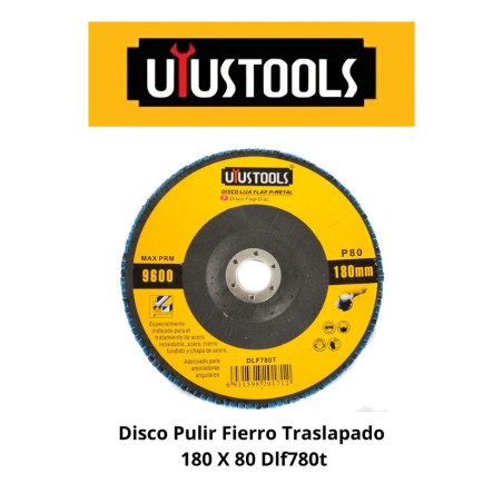 DISCO PULIR FIERRO TRASLAPADO 180 X 80 DLF780T