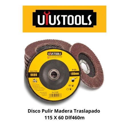 DISCO PULIR MADERA TRASLAPADO 115 X 60 DLF460M