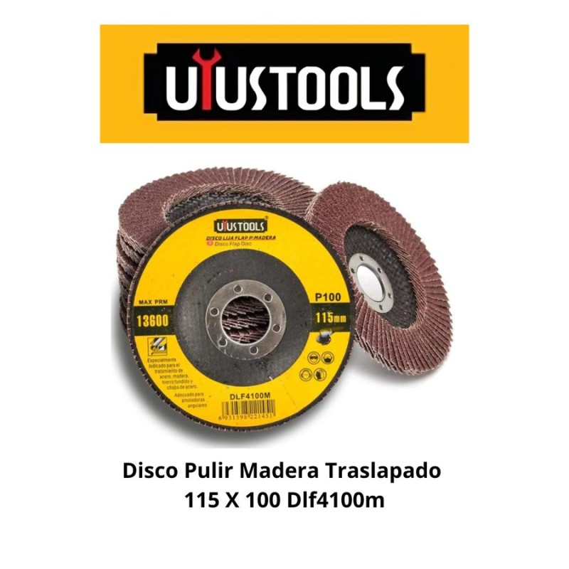 DISCO PULIR MADERA TRASLAPADO 115 X 100 DLF4100M