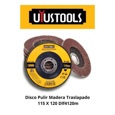 DISCO PULIR MADERA TRASLAPADO 115 X 120 DLF4120M