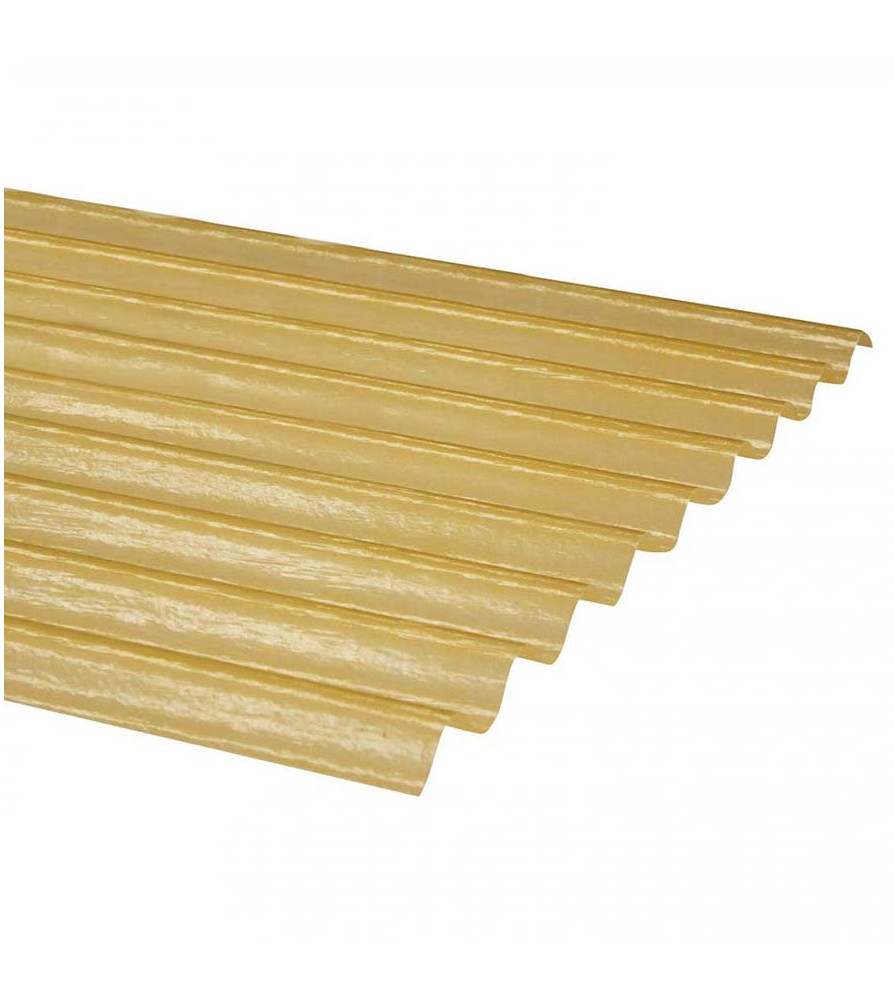 Fibra De Vidrio P O/std 1,22 Mt Amarillo 0,5 M/m