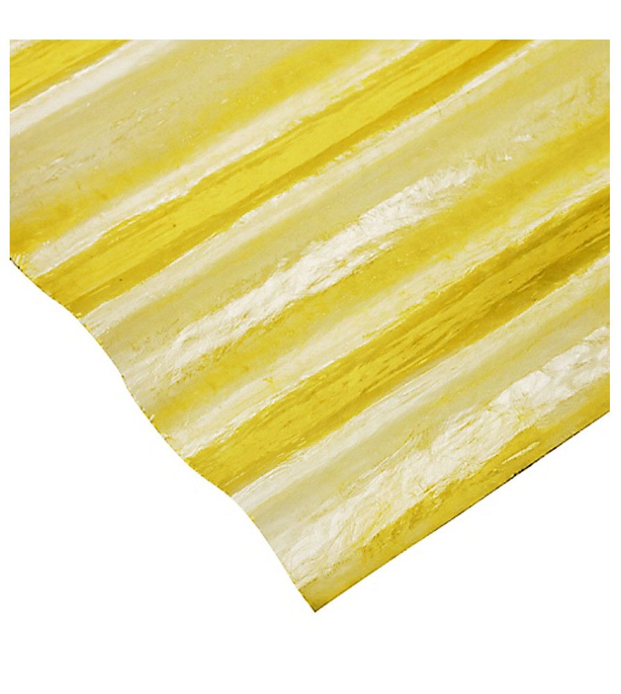 Fibra De Vidrio O/zinc 3,66 Mt Amarillo 0,5 M/m