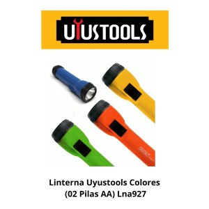 LINTERNA UYUSTOOLS COLORES (02 PILAS AA) LNA927