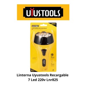 LINTERNA UYUSTOOLS RECARGABLE 7 LED 220V LNR825