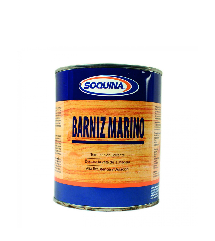 Barniz Marino Soquina 1/4 Galon Caoba
