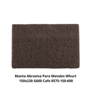 MANTA ABRASIVA PARA METALES WHURT 150X230 G600 CAF