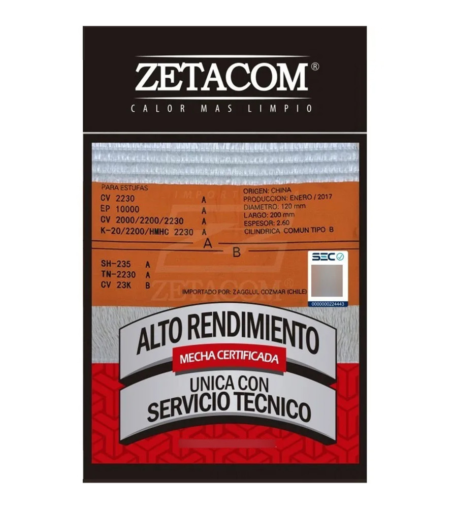 Mecha Zetacom Toyotomi Omni Cv 2230 D=120 Mm L=200