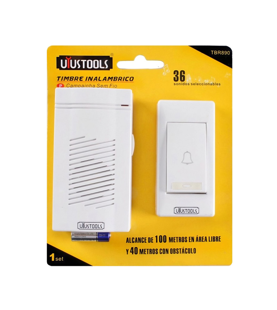 Timbre Inalambrico Uyustools 36 Tonos Tbr890 Alcan