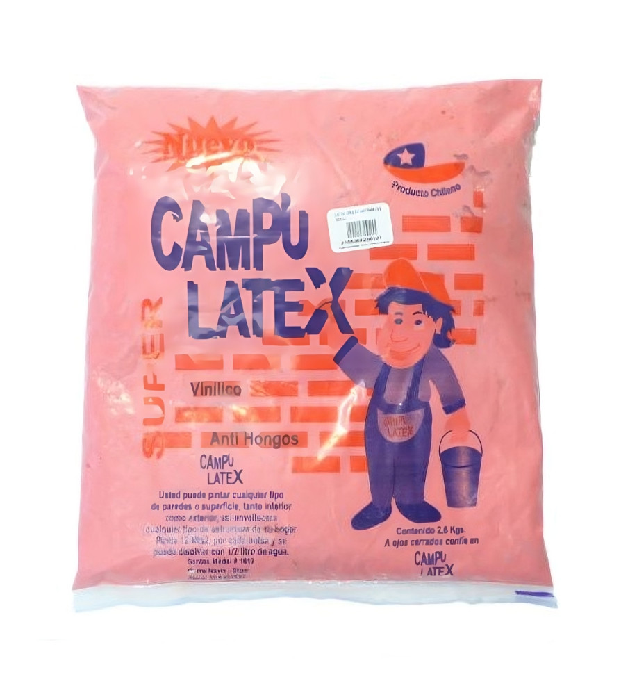 Latex En Bolsa 2,6-2,8 Kg Rinde 15 Mt/2 Coral