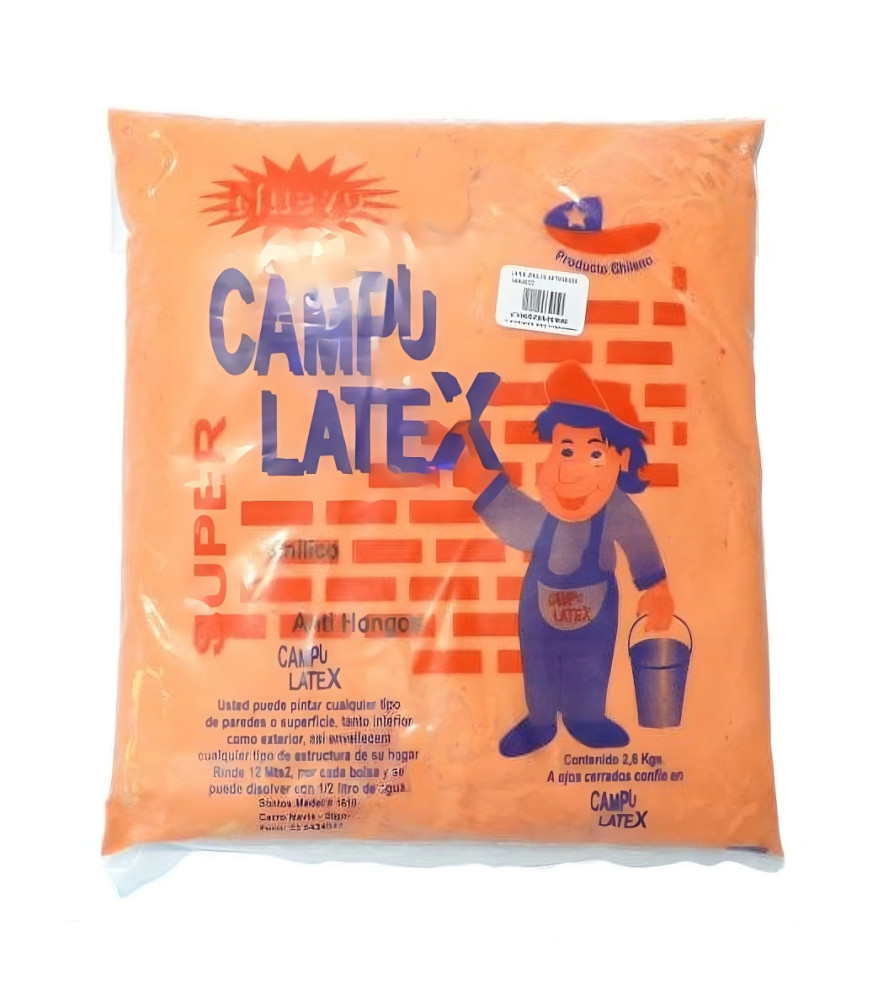Latex En Bolsa 2,6-2,8 Kg Rinde 15 Mt/2 Damasco