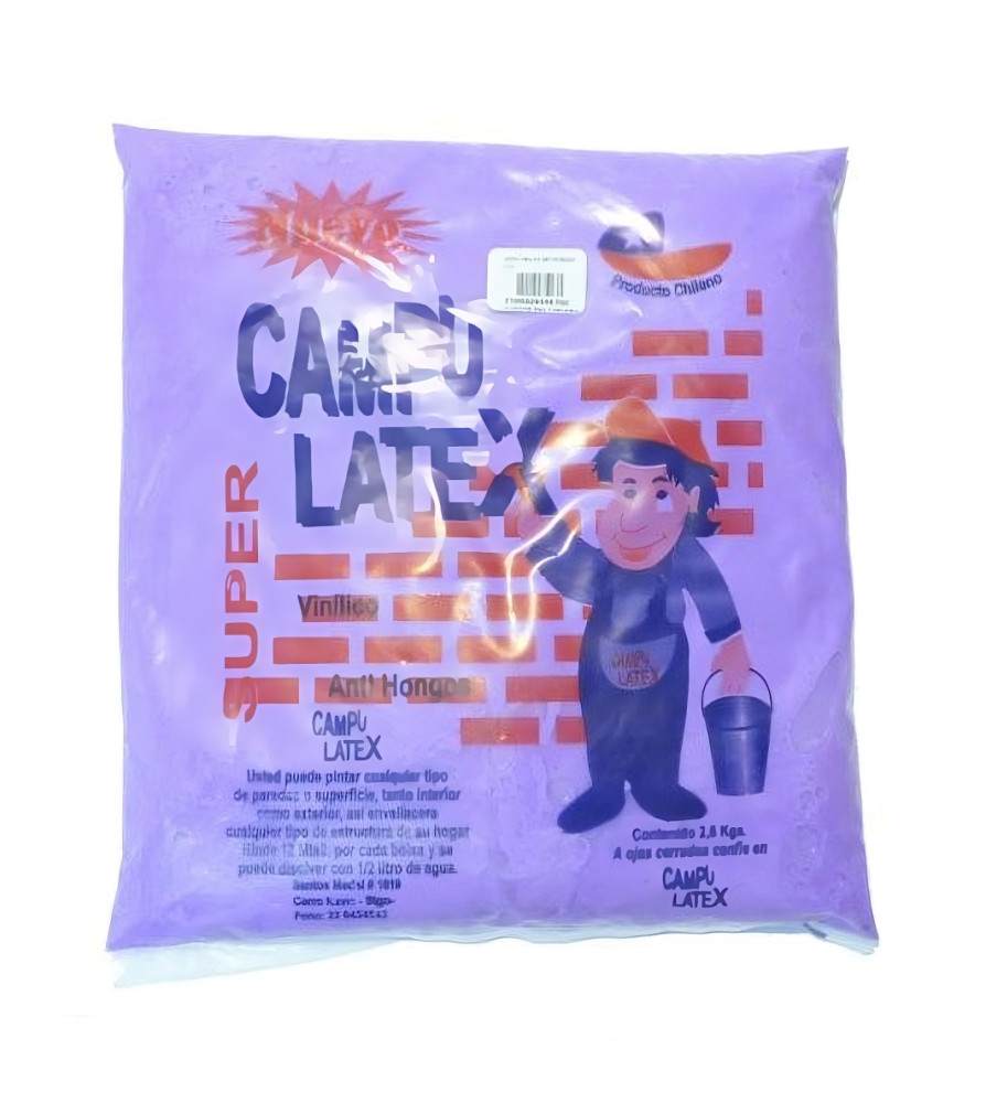 Latex En Bolsa 2,6-2,8 Kg Rinde 15 Mt/2 Lila