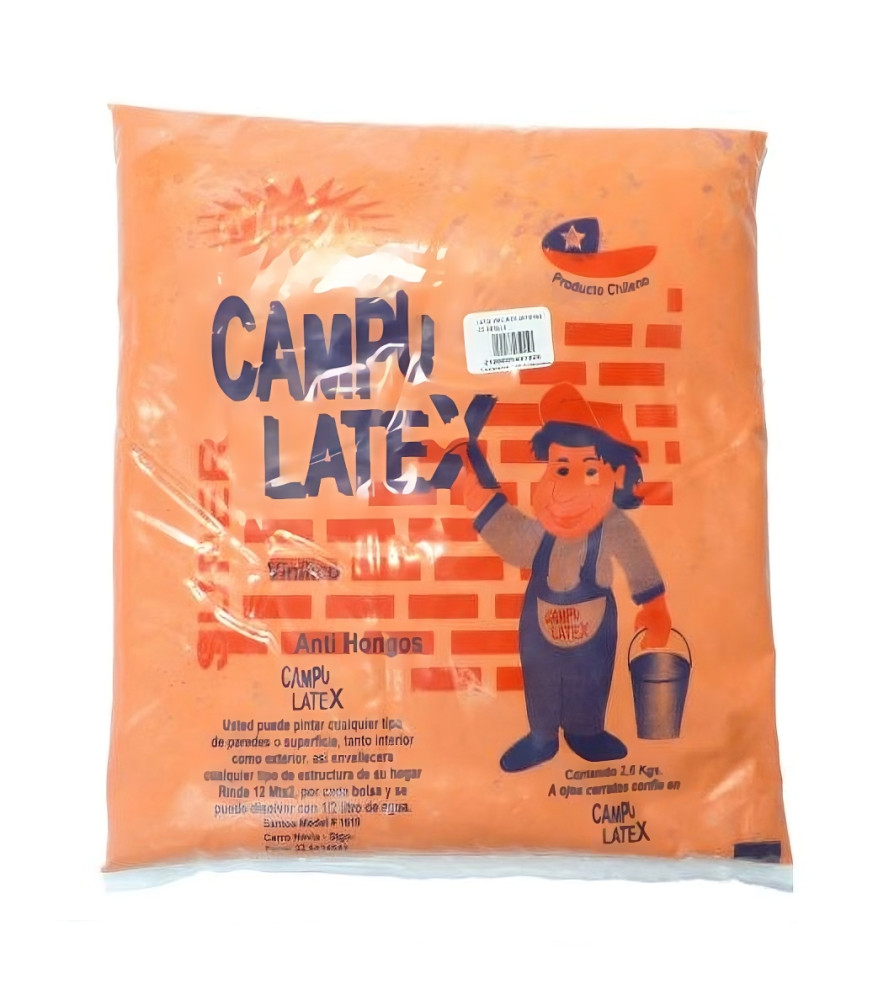 Latex En Bolsa 2,6-2,8 Kg Rinde 15 Mt/2 Zapallo