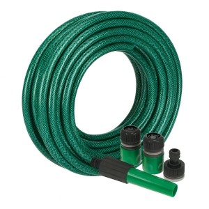 MANGUERA RIEGO KIT ACOPLES PISTOLA MAN/10 C3011