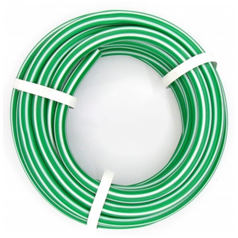 MANGUERA RIEGO BICOLOR ECONOMICA 1/2 BLANCA/VERDE
