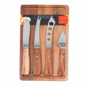 TABLA GRILLTECH DE APERITIVOS 4 CUCHILLOS 20X30