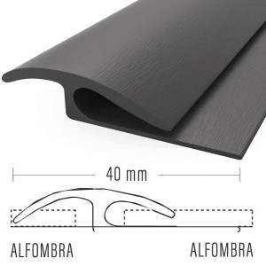 CUBREJUNTA PVC SIXCAM DESNIVEL 1 MT GRIS