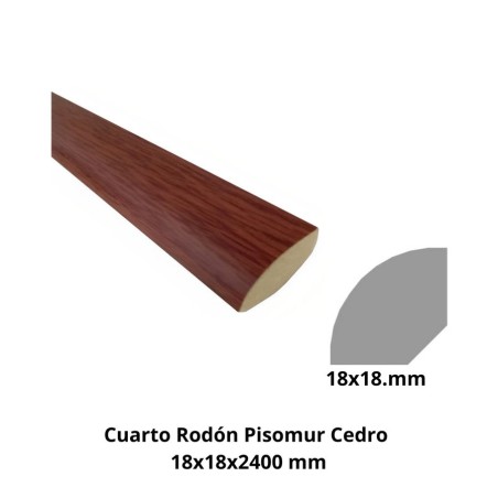 CUARTO RODON PISOMUR CEDRO 2,40 MTS
