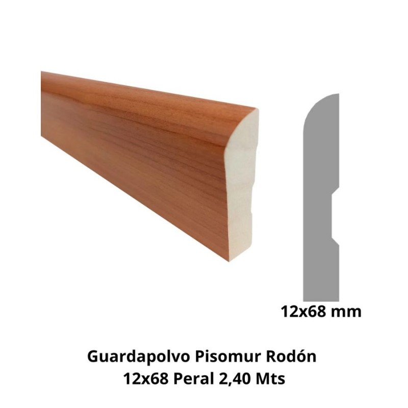 GUARDAPOLVO PISOMUR RODON 12X68 PERAL 2,40 MTS