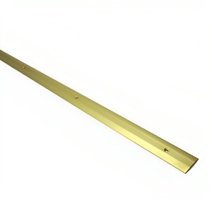 CUBREJUNTA ALUMINIO CURVA 1 MT ORO G831012