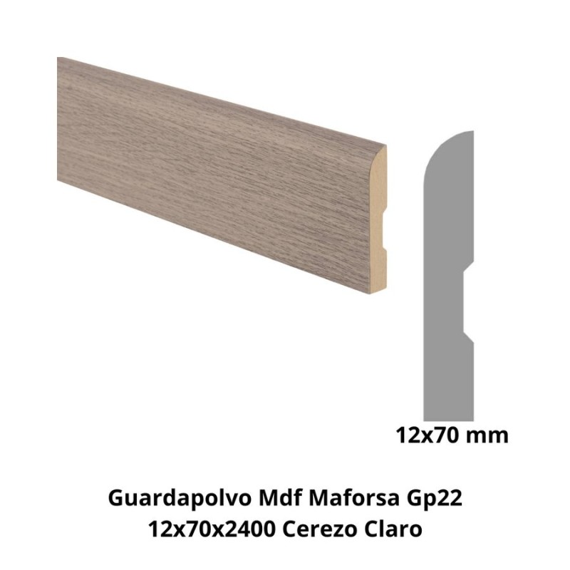 GUARDAPOLVO MDF MAFORSA GP22 12X70X2400 CEREZO CLA