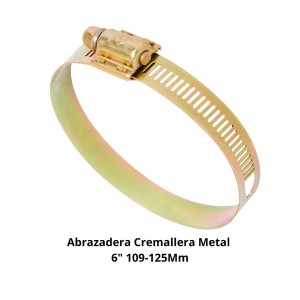 ABRAZADERA CREMALLERA METAL 6" 109-125MM