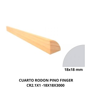 CUARTO RODÓN PINO FINGER CR2 1 X 1 3 MTS