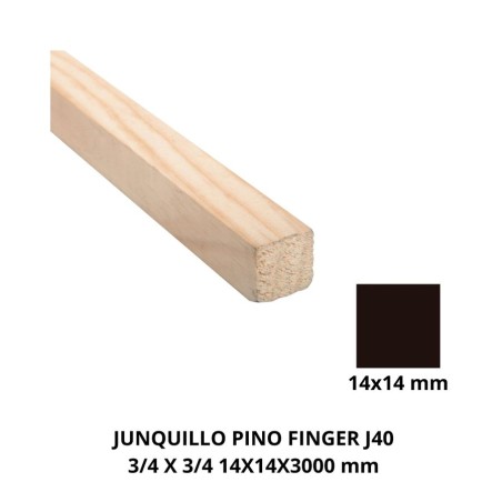 JUNQUILLO PINO FINGER J40 3/4 X 3/4 3 MTS