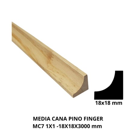MEDIA CANA PINO FINGER MC7 1 X 1 3 MTS