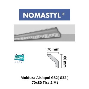 MOLDURA AISLAPOL G32( G32 ) 70X80 TIRA 2 MT