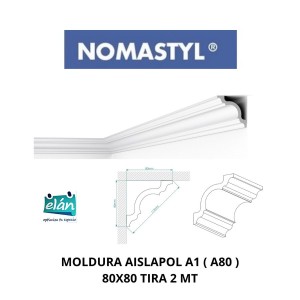 MOLDURA AISLAPOL A1 ( A80 ) 80X80 TIRA 2 MT GENERI