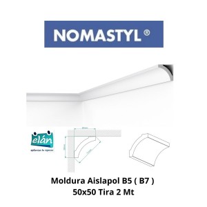 MOLDURA AISLAPOL B5 ( B7 ) 50X50 TIRA 2 MT GENERIC