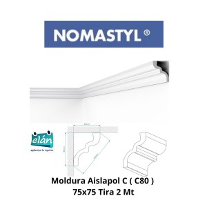 MOLDURA AISLAPOL C ( NMC ) 66X87 TIRA 2 MT NOMASTY