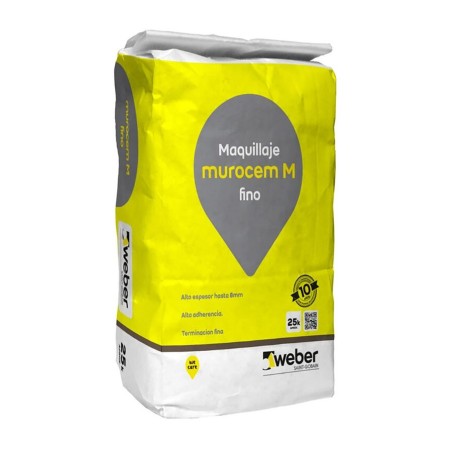 MEZCLA MAQUILLAJE MUROCEM M FINO SACO 25 KG