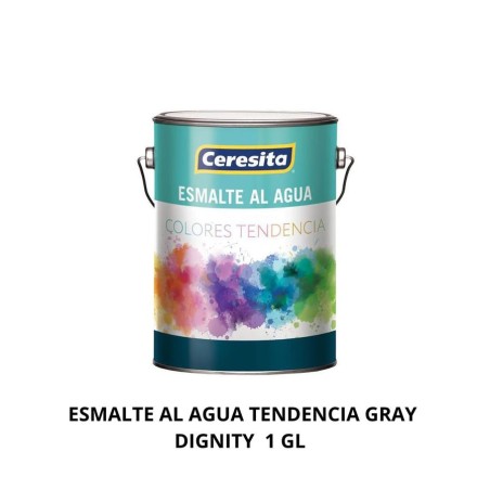 ESMALTE AL AGUA TENDENCIA GRAY DIGNITY 1 GL