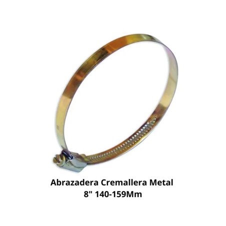 ABRAZADERA CREMALLERA METAL 8" 10 140-159MM