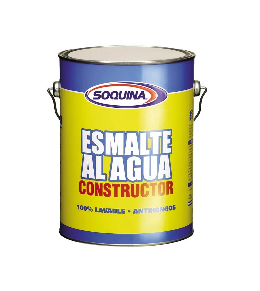 Esmalte Al Agua Constructor 1 Galon Base Media
