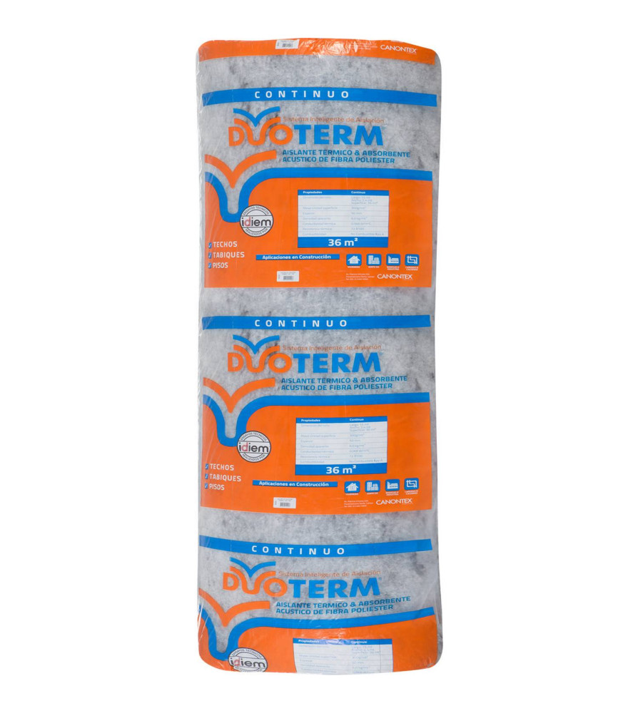 Aislante Duoterm Termico 2,40 X 15 Mt (36mt2) 30
